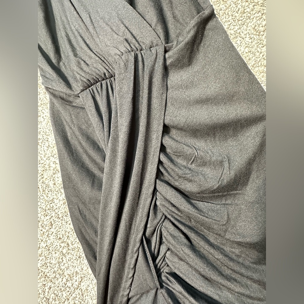 NWOT Spaghetti Strap Ruched Midi Dress Size Medium - Picture 4 of 5